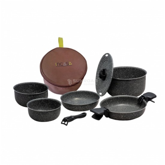 Set di Pentole per Camper - Cooking Set Quattro 10 pezzi 