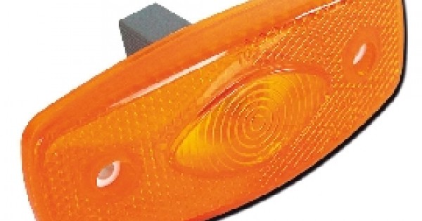 Ricambi Camper Luce ingombro Led Laterale Ambidestra Arancione